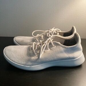 allbirds Tree Runner Shoes White Women's Size 10 Lightweight Comfort